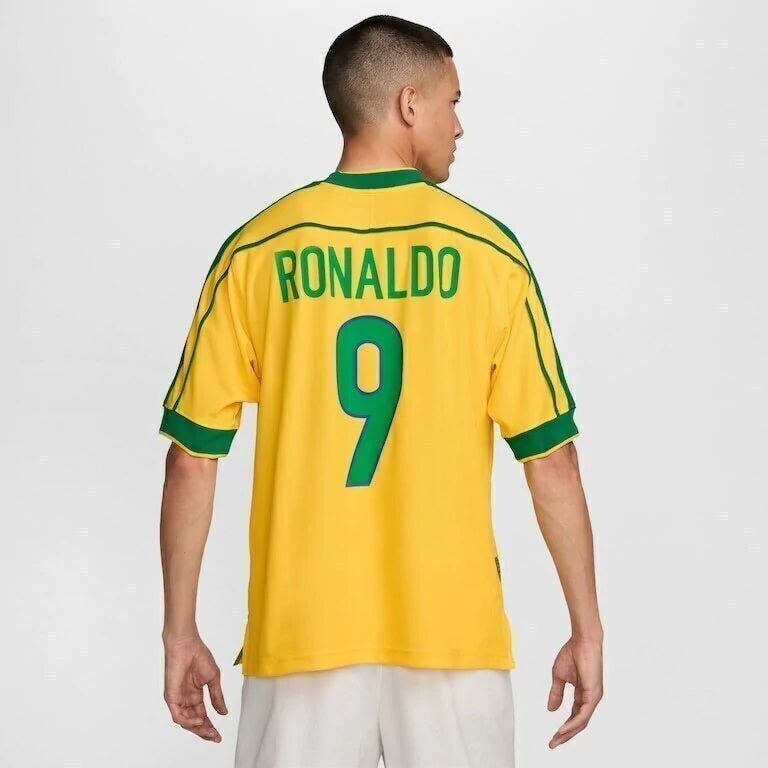 Camisa Retrô Seleção Brasileira 1998 Amarela Masculina